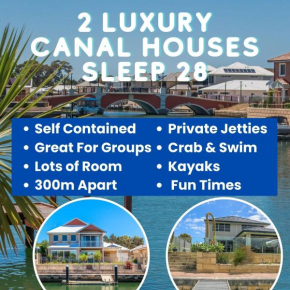 2 Luxury Canal Holiday Homes - Sleep 28
